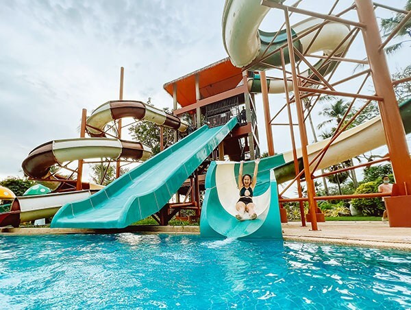 Children are in for the best hotel experience in Karon with our exciting giant water slides