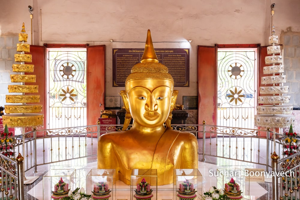 Phuket's famous half-buried Golden Buddha statue