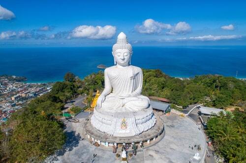 Big Buddha is the highest temple in Phuket