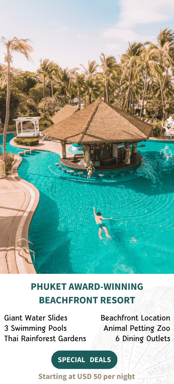 Thavorn Palm Beach Resort has luxury swimming pools Phuket