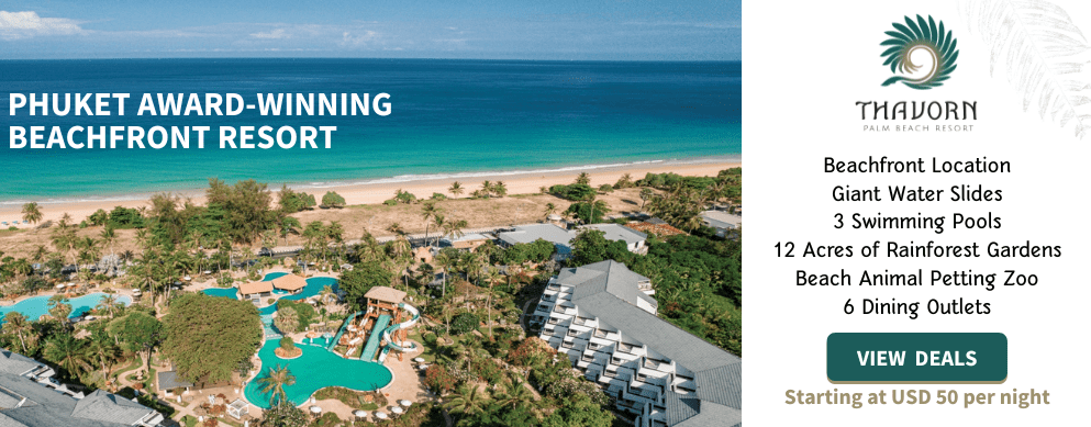 Thavorn Palm Beach is the best Phuket beachfront hotel