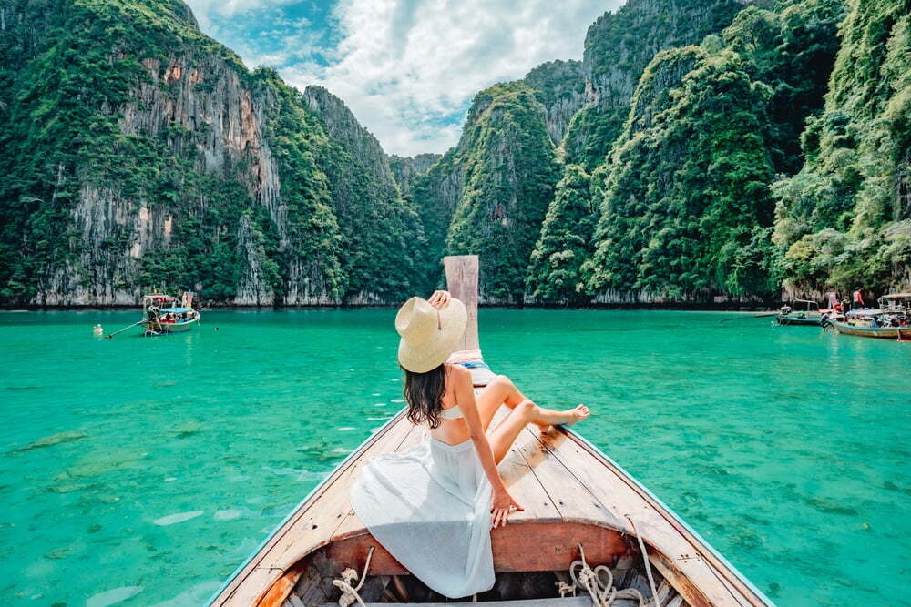 Start your Phi Phi Islands itinerary with an exciting boat journey