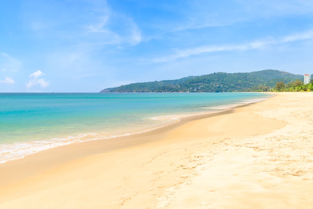 A panoramic view of Karon Beach in Phuket