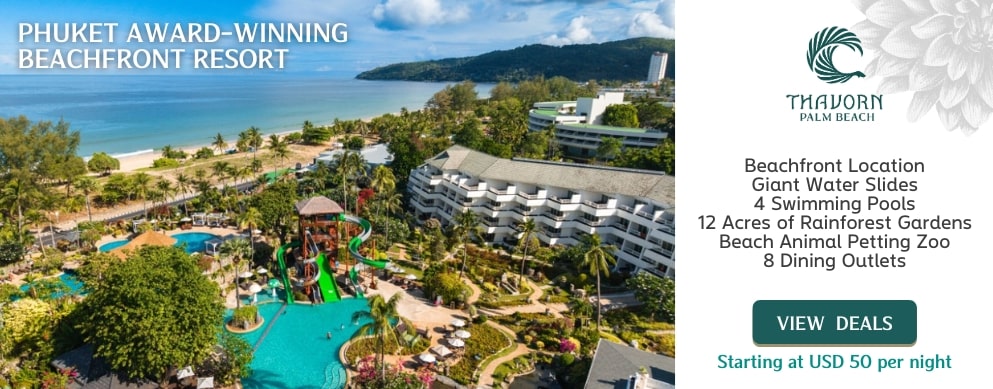 Thavorn Palm Beach is the best Phuket beachfront hotel