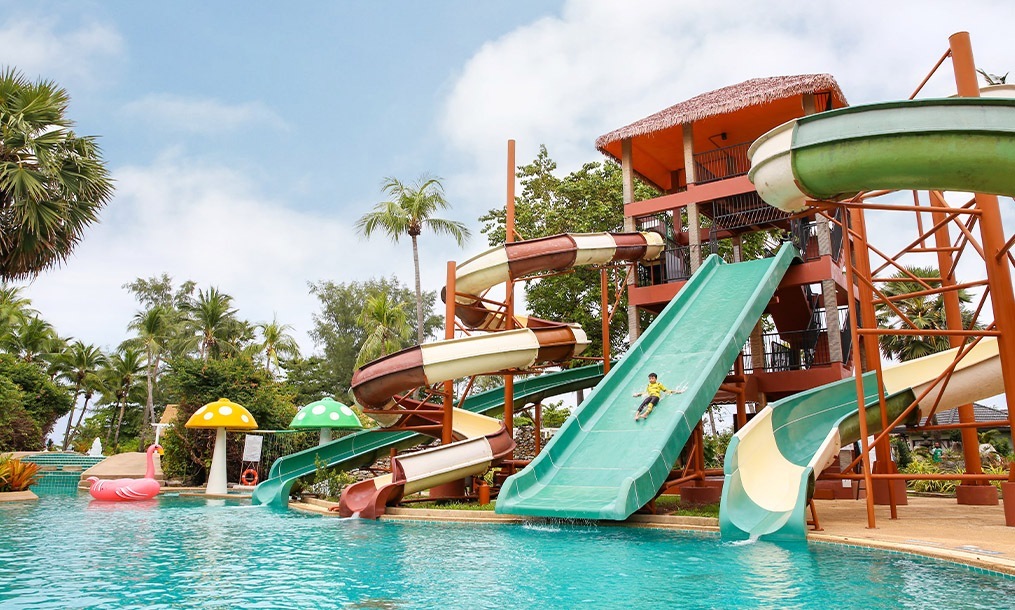 Slide into fun at the best pool in Phuket