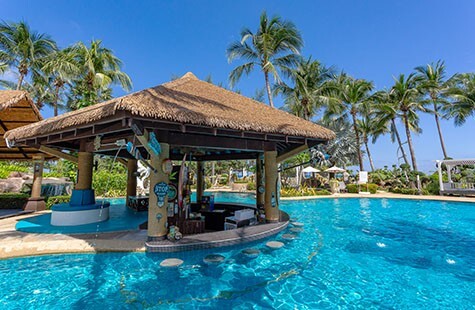 Fun Phuket hotel activities include enjoying the swimming pools