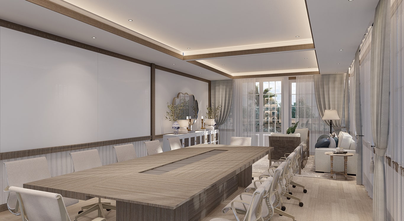 Meeting Room Perspective at Thavorn Palm