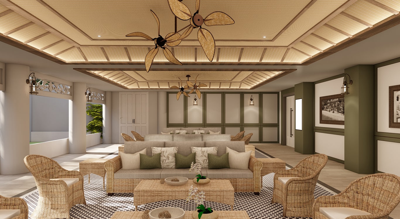 Meeting Room Perspective at Thavorn Palm - Lounge