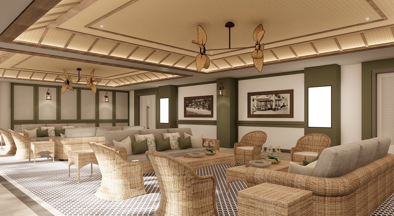 Meeting Room Perspective at Thavorn Palm - Lounge