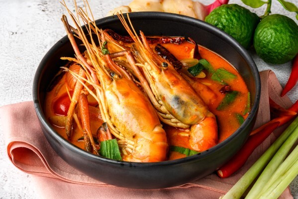 Tom Yam Goong at Ciao Pizza & Grill