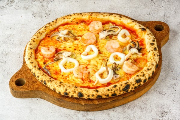 Seafood Pizza at Ciao Pizza & Grill