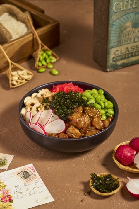 Miso Grilled Chicken Rice Bowl