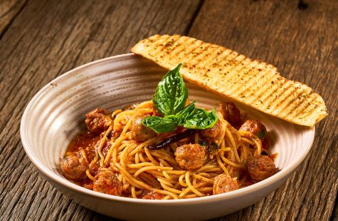 Italian Sausage & Spicy Tomato Sauce