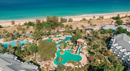 Phuket luxury hotel with a kid's pool and slides