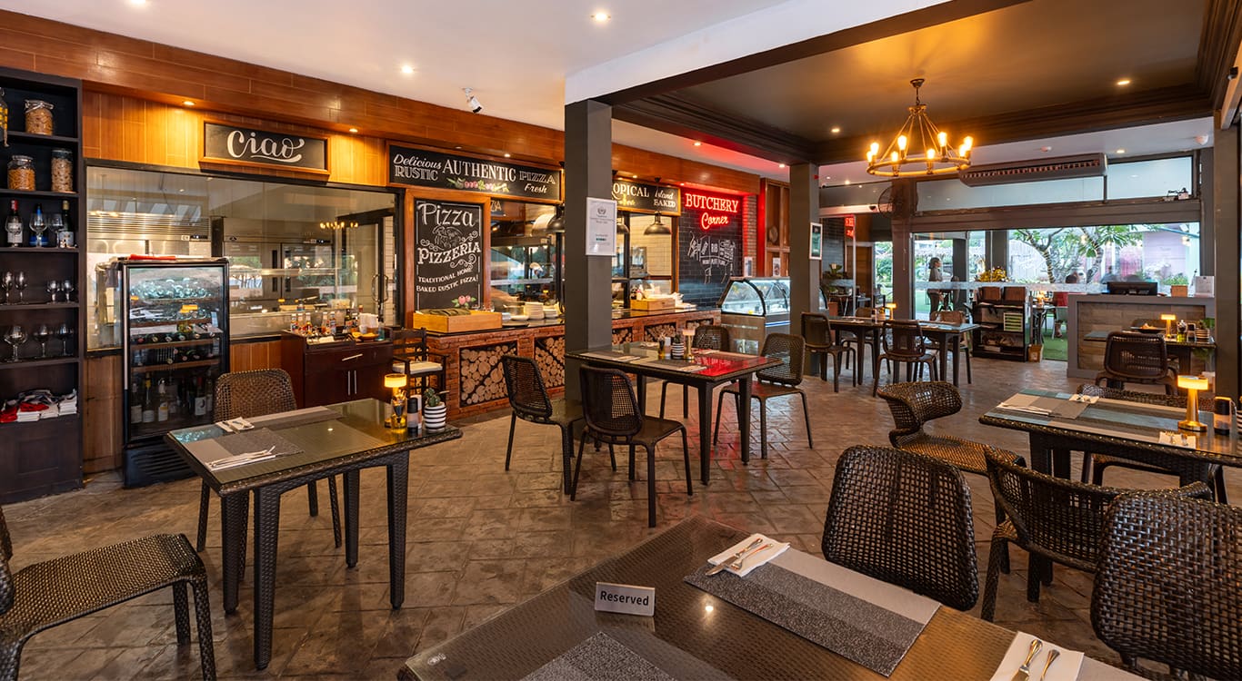 Enjoy pizza in a relaxing setting on Karon Beach, Phuket