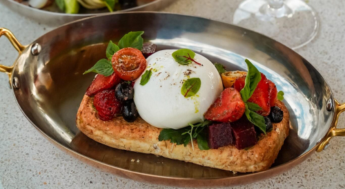 Food at Beach Pool Bar