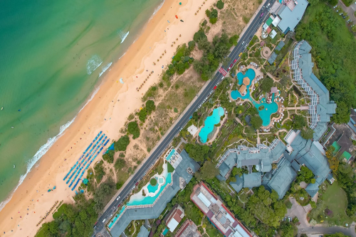 Thavorn Palm Beach Resort has pools nearest to the beach in Phuket