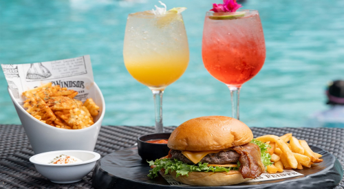 Snacks at Poolside Bar near Karon Beach