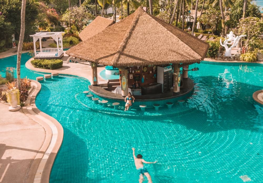 Phuket beach swimming pools resort