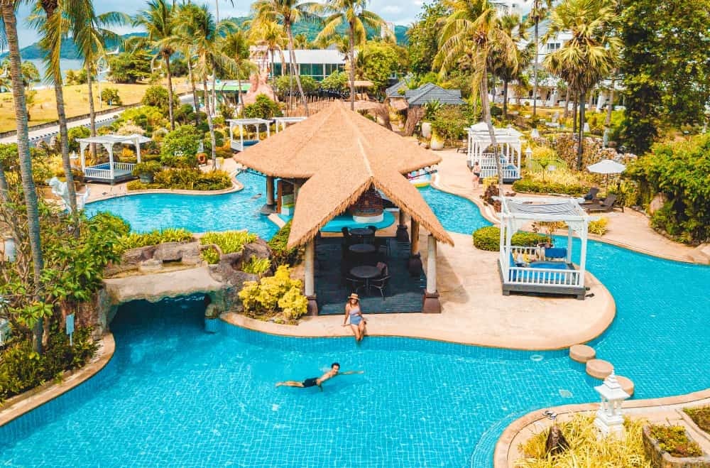 Phuket beach swimming pools resort