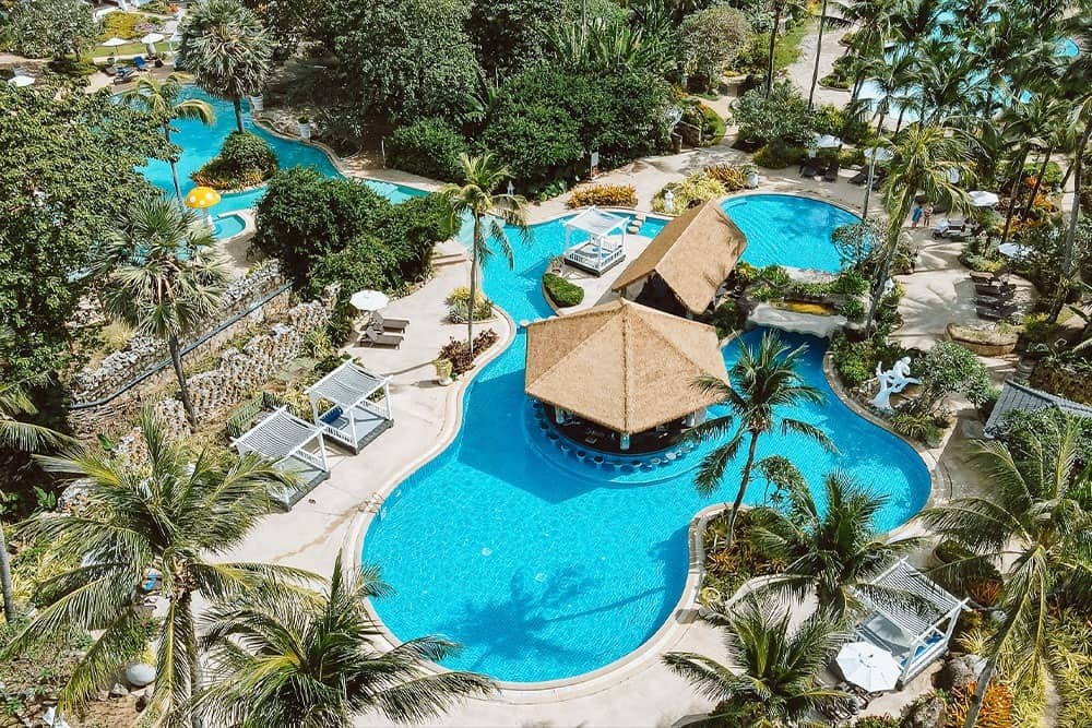 3 Massive pools at the best hotel in Karon.